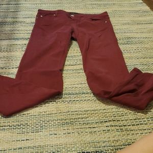 Celebrity Pink maroon jeans